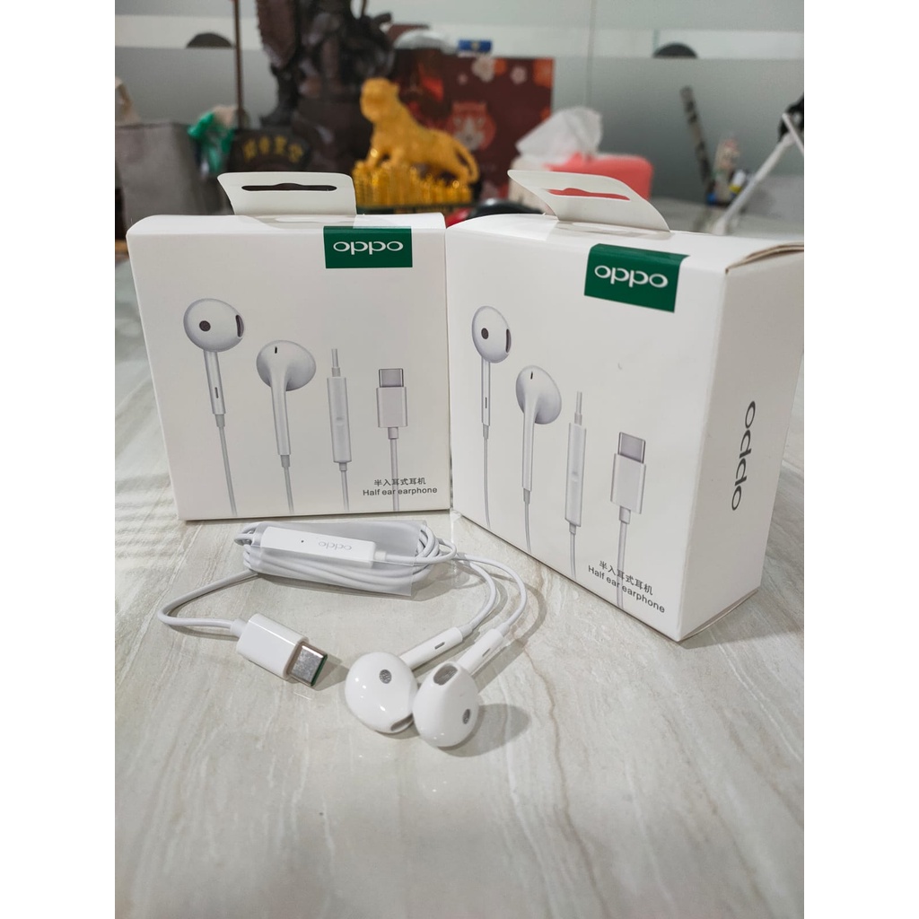 Handfree Oppo Find X R17 Pro Original Oppo Find X Connector Type C Headset Oppo HF Oppo