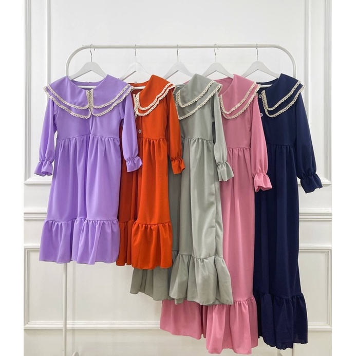 Gamis Anak Renda voxy premium