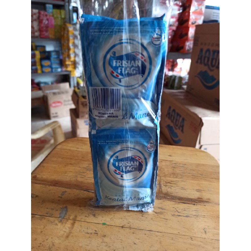 

Frisian Flag Susu Kental Manis Rasa Vanilla Renceng Isi 6 Pcs