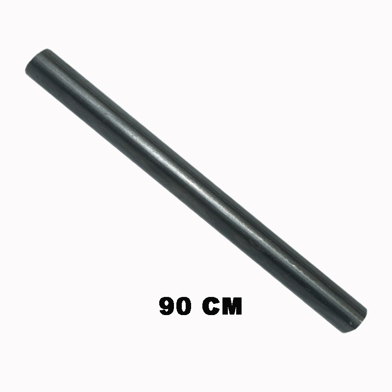 EELIC PIB-LGH3IX2MM PIPA BESI HITAM BULAT POLOS 3" x 2mm PANJANG 90 CM COCOK UNTUK DIY MESIN-MESIN