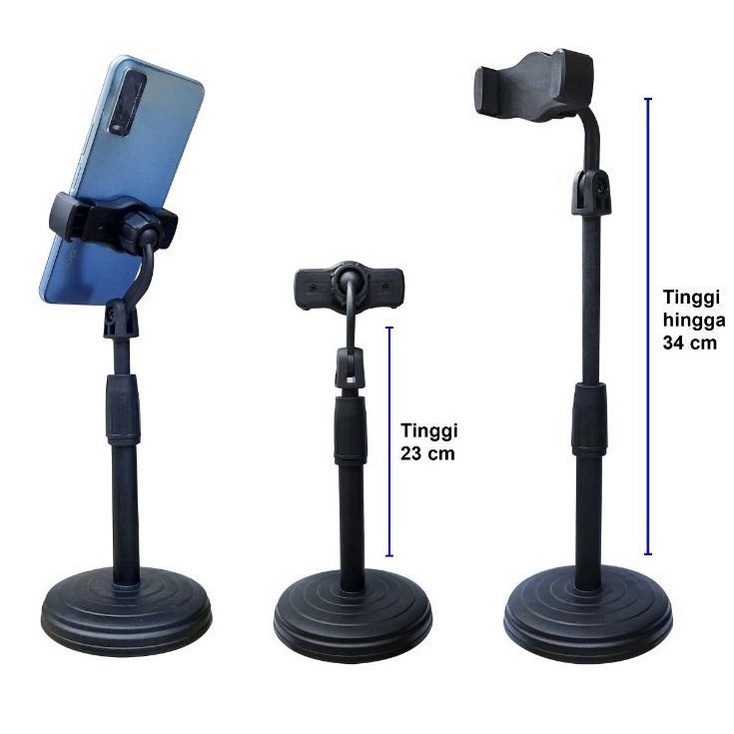 HD-25 TRIPOD PHONE HOLDER - STAND HOLDER UNIVERSAL - DUDUKAN HP