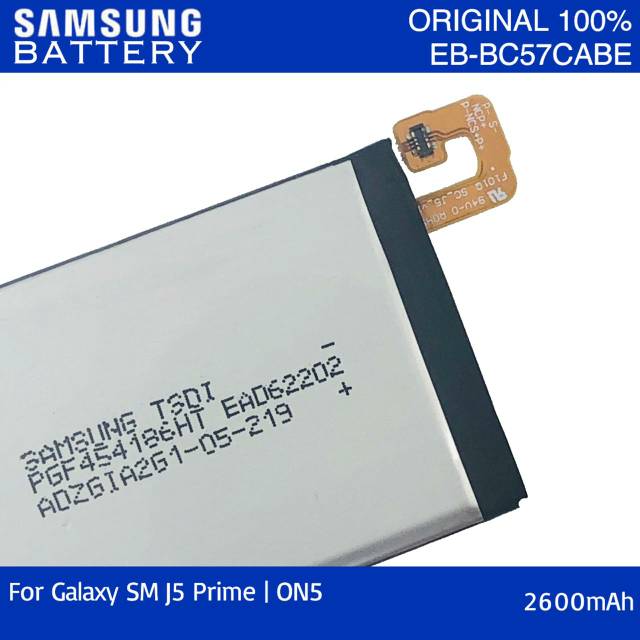 Baterai Batre Samsung Galaxy J5 Prime ON 5 Battery Samsung ON5 2016 G5510 G5520 G5528 Batere Samsung EB-BC570CABE Original