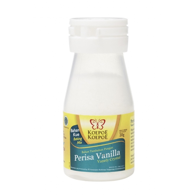 

Koepoe Koepoe Perisa Vanilla (Vanely Crystal) Bahan Tambahan Pangan 20gr