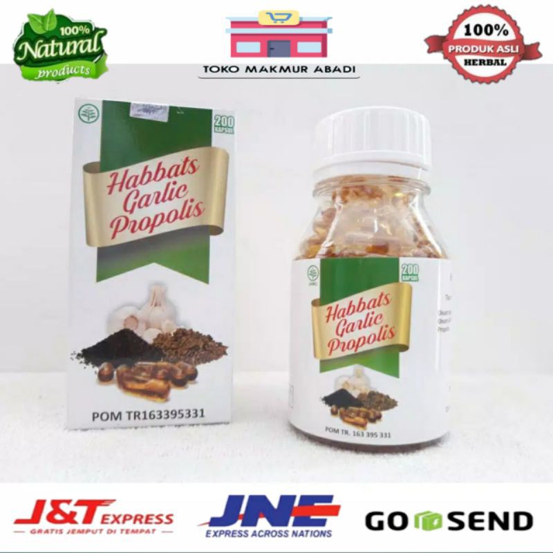 Habbatussauda Garlic Plus Propolis 200 Kapsul (Ampuh Atasi Kolestrol, Diabet)