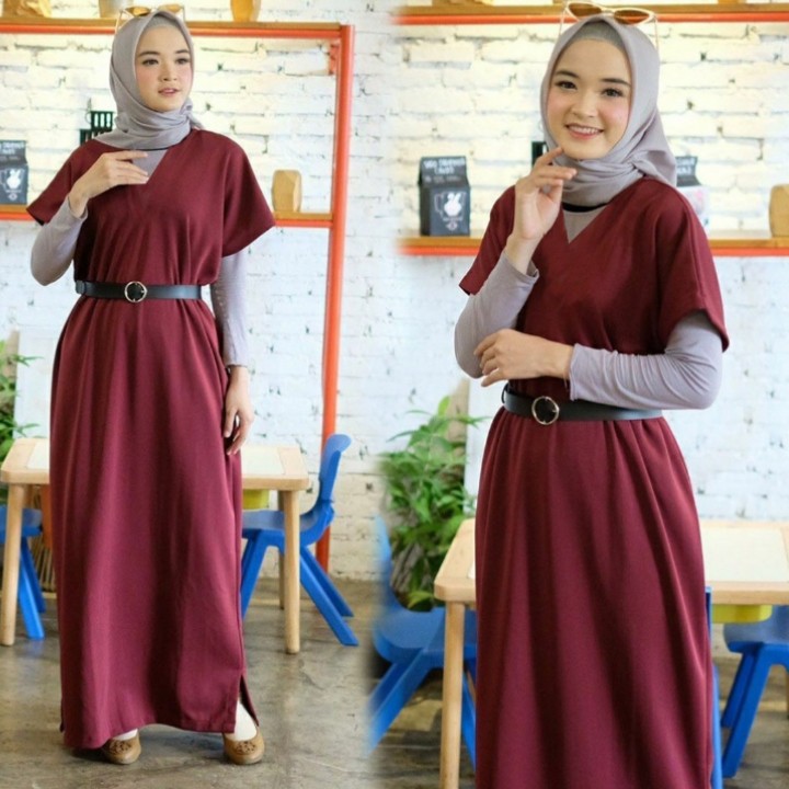 FWG - TUNIK LEISA / TUNIK WANITA / GAMIS TUNIK PANJANG / GAMIS WANITA MURAH