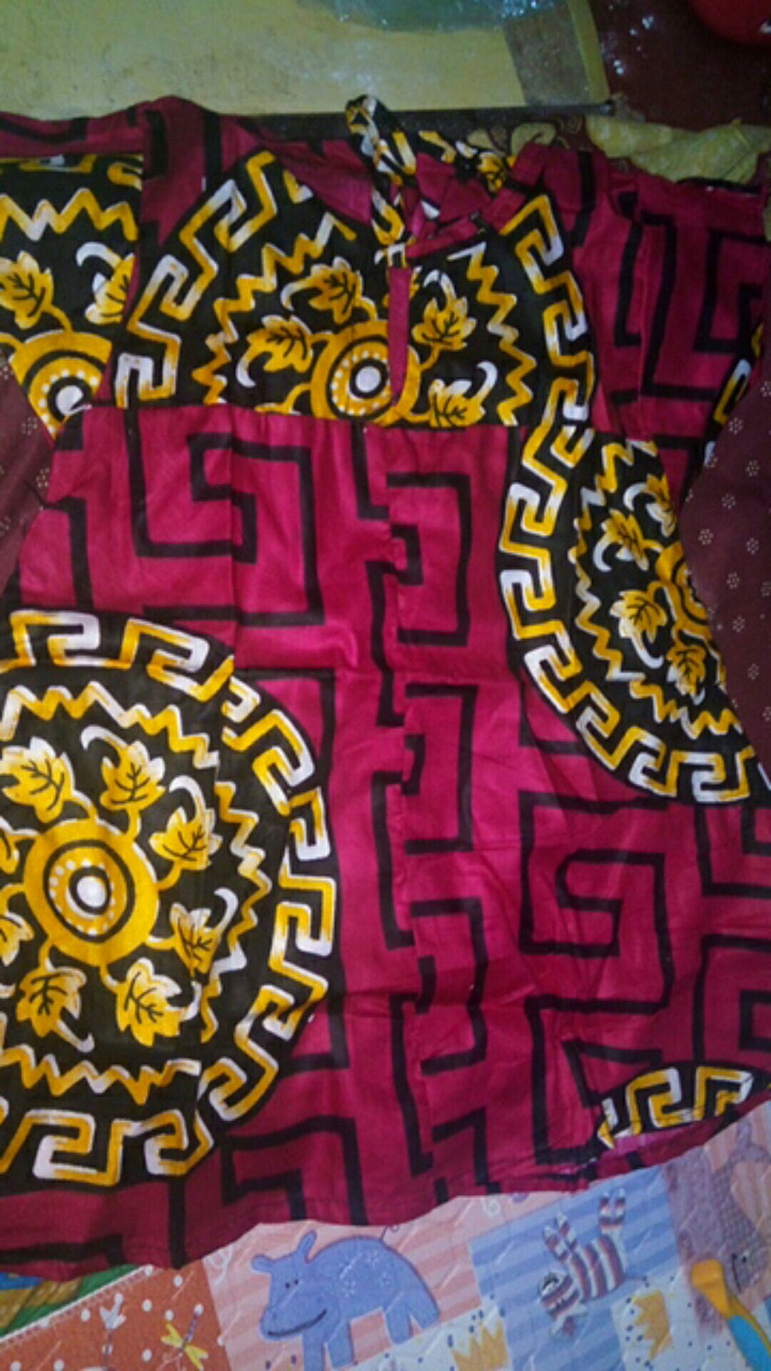 Dress Batik Anak Perempuan Semi A Murah Meriah Adem