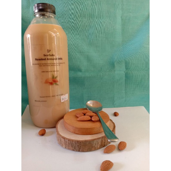 

SUSU ALMOND HOMEMADE ALMOND MILK ROASTED SENTABE ASI BOOSTER BUMIL MPASI