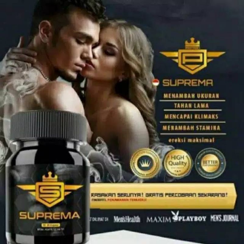 SUPREMA Kuat Tahan Lama_Obat Pembesar Kelamin Pria_Asli Paten Permanen_Besar Panjang Alat Vital Pria
