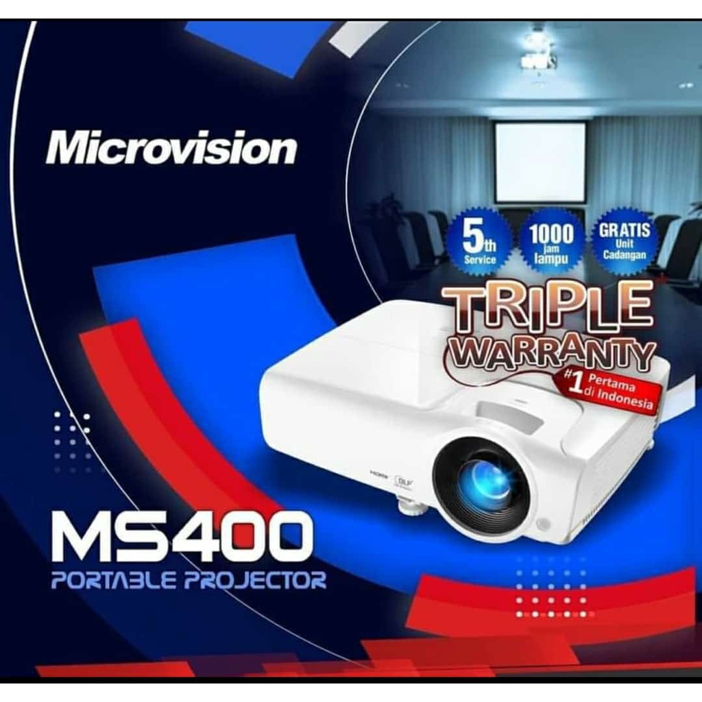 PROYEKTOR MICROVISION MS400 4000 ANSI LUMENS
