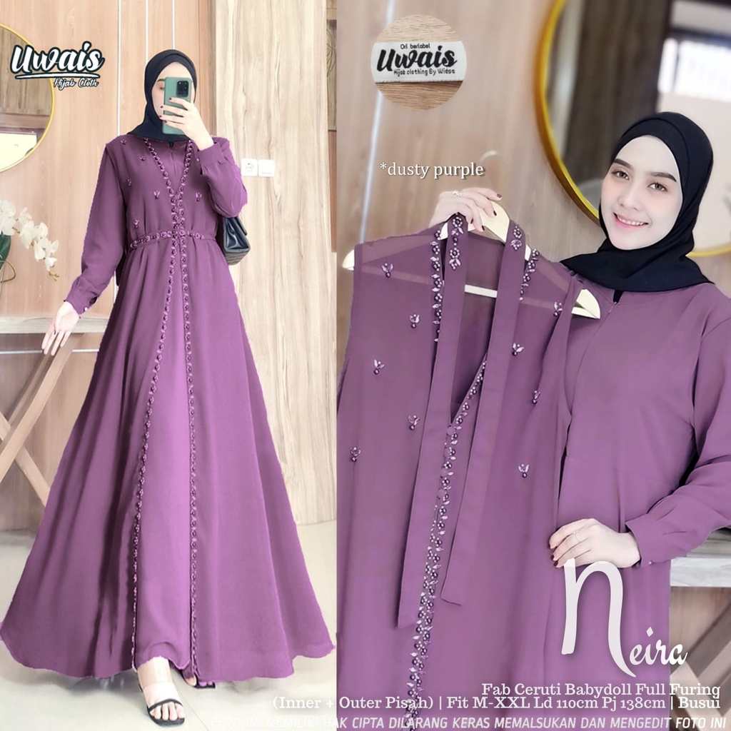 NEIRA MAXI DRESS SET WITH OUTER ORIGINAL UWAIS