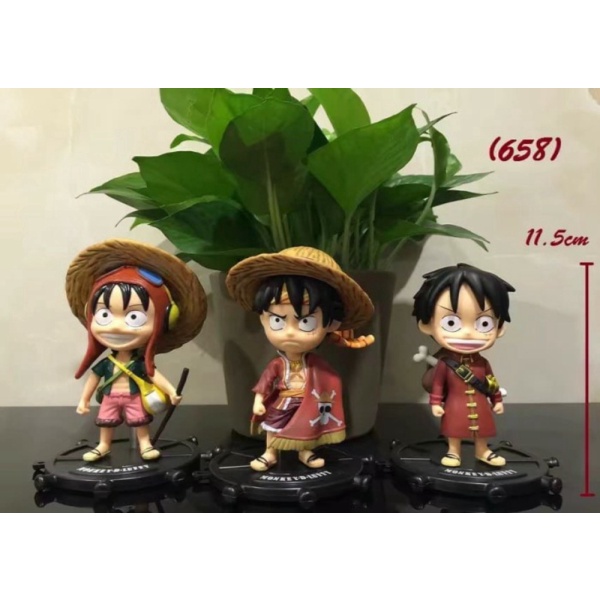 Jual One Piece Monkey D Lutfy Action Figure Set Diskon