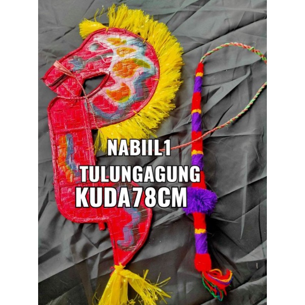 kuda lumping 78cm dan cambuk tari