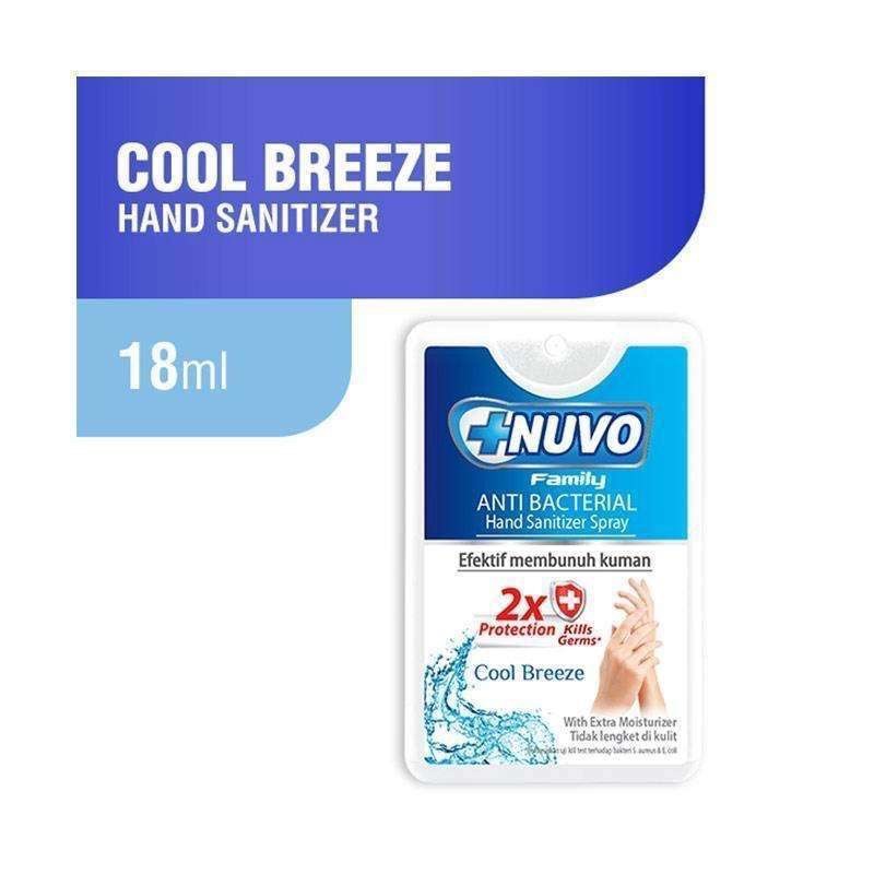 Nuvo Hand Sanitizer Spray Cool Breeze 18ml