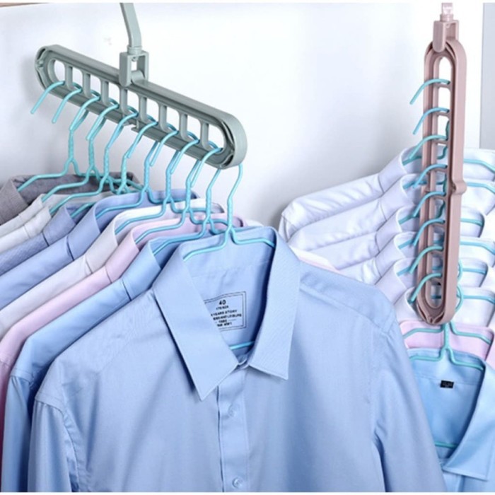 Magic Hanger Gantungan Baju Organizer 9 Lubang ACC Grosir