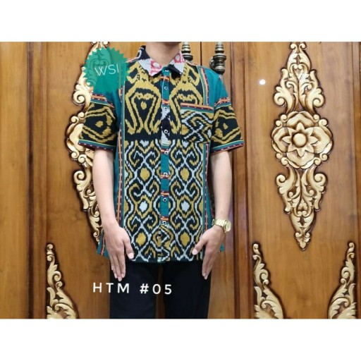 Hem Tenun Asli Jepara Murah Edisi Terbaru/hem Tenun Pria/kemeja Tenun Pria/kemeja Tenun Etnik/wsi