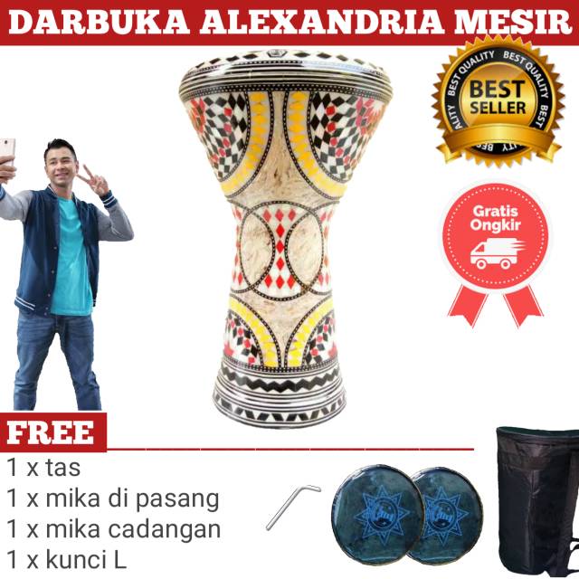 DARBUKA ALEXANDRIA MESIR full set Free ongkir