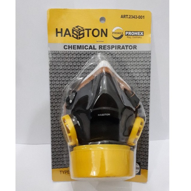 Masker Obat Single Hasston Prohex Tabung Single Chemical Respirator