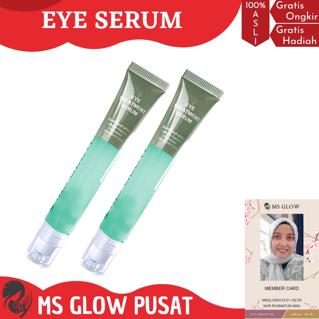 Ms Glow Eye Treatment Serum Original / Ms Glow Serum Mata Panda / Eye Treatment Serum Ms Glow Origin