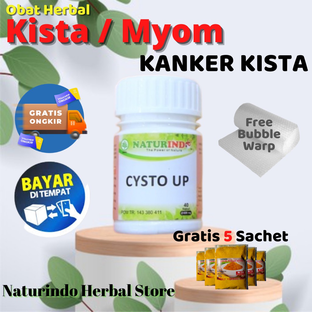 

Obat Herbal CYSTO UP Naturindo (Spesial Myom & Kista)