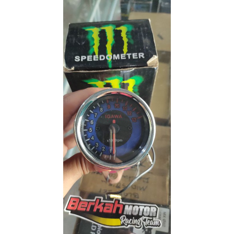 SPEEDOMETER SPIDOMETER BULAT RPM JARUM UNIVERSAL