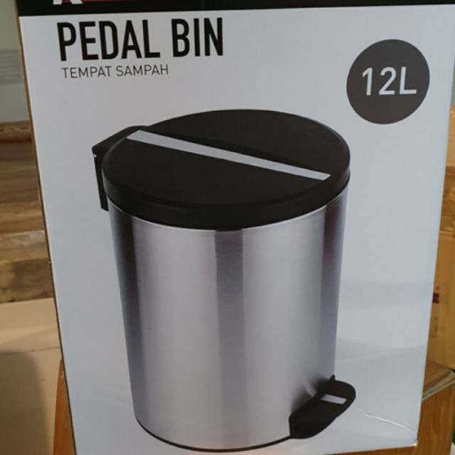 PEDAL BIN/TONG SAMPAH PEDAL INJAK/ TONG SAMPAH KRISBOW ACEHARDWARE/PEDAL BIN 12L