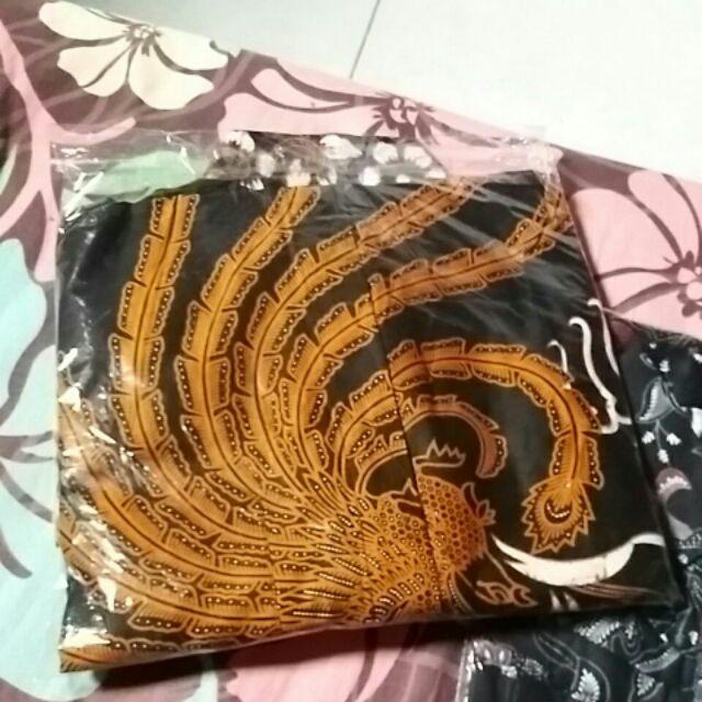 Gurdo Truntum Ori Florist Kemeja Batik Pria Lengan Panjang Katun Seragam Batik Solo