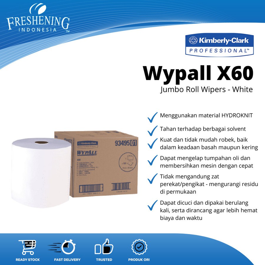 Jual Wypall X60 Wipers Kimberly Clark Shopee Indonesia