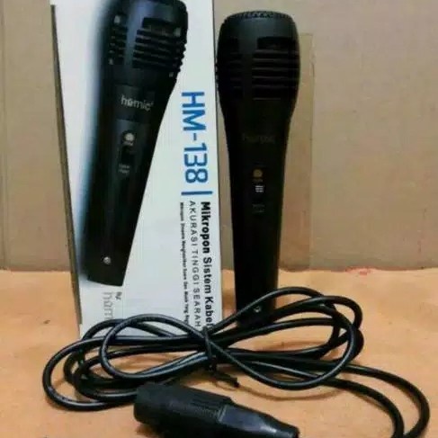 COD MIC MICROPHONE KABEL HOMIC HM-138 / MIC KARAOKE HOMIC HM-138 / MIC SALON AKTIF HOMIC HM-138 / MIC MURAH HOMOIC HM-138