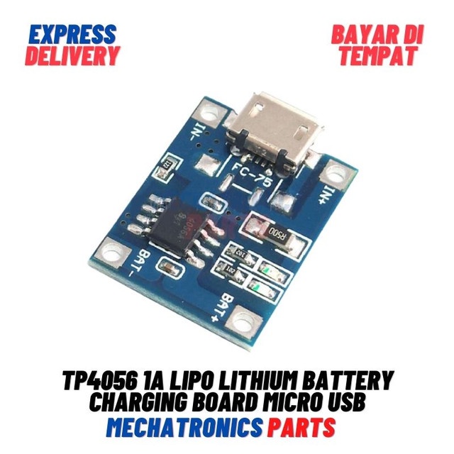 TP4056 1A LIPO LITHIUM BATTERY CHARGING CHARGER BOARD MICRO USB