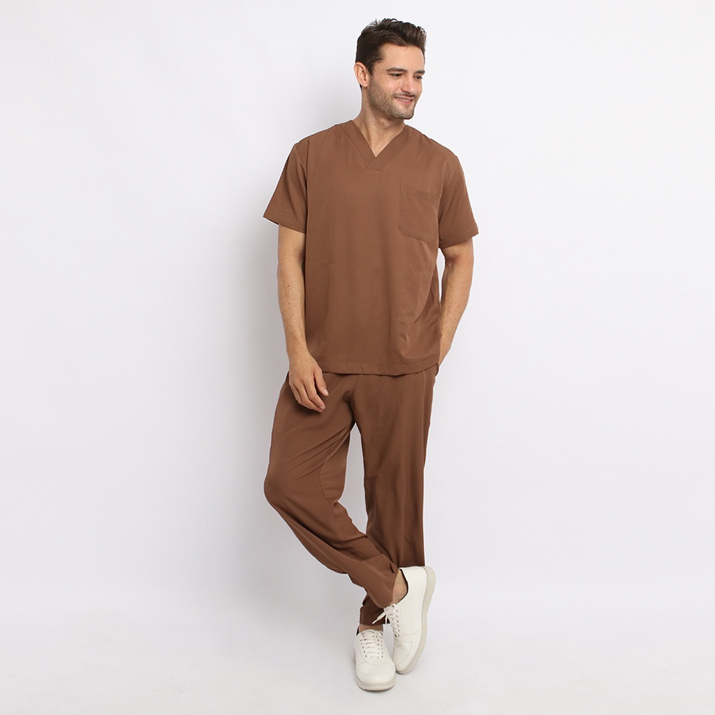 Baju Jaga VSS Scrubs on Call Stretchy Lengan Pendek