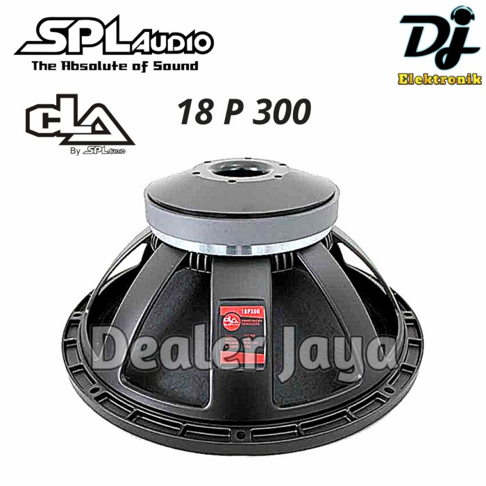 Speaker Komponen SPL Audio CLA 18 P / 18P 300 / 18P300 - 18 inch