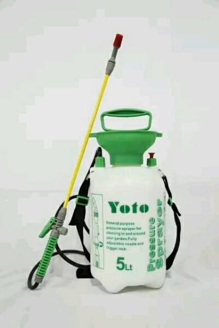 Pressure sprayer YOTO 5 liter semprotan(penyemprot tamaman bertekanan)