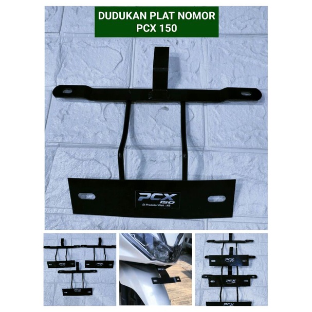 Pangkon Plat Nomor/Dudukan Plat Nomor Honda  PCX 150 Series