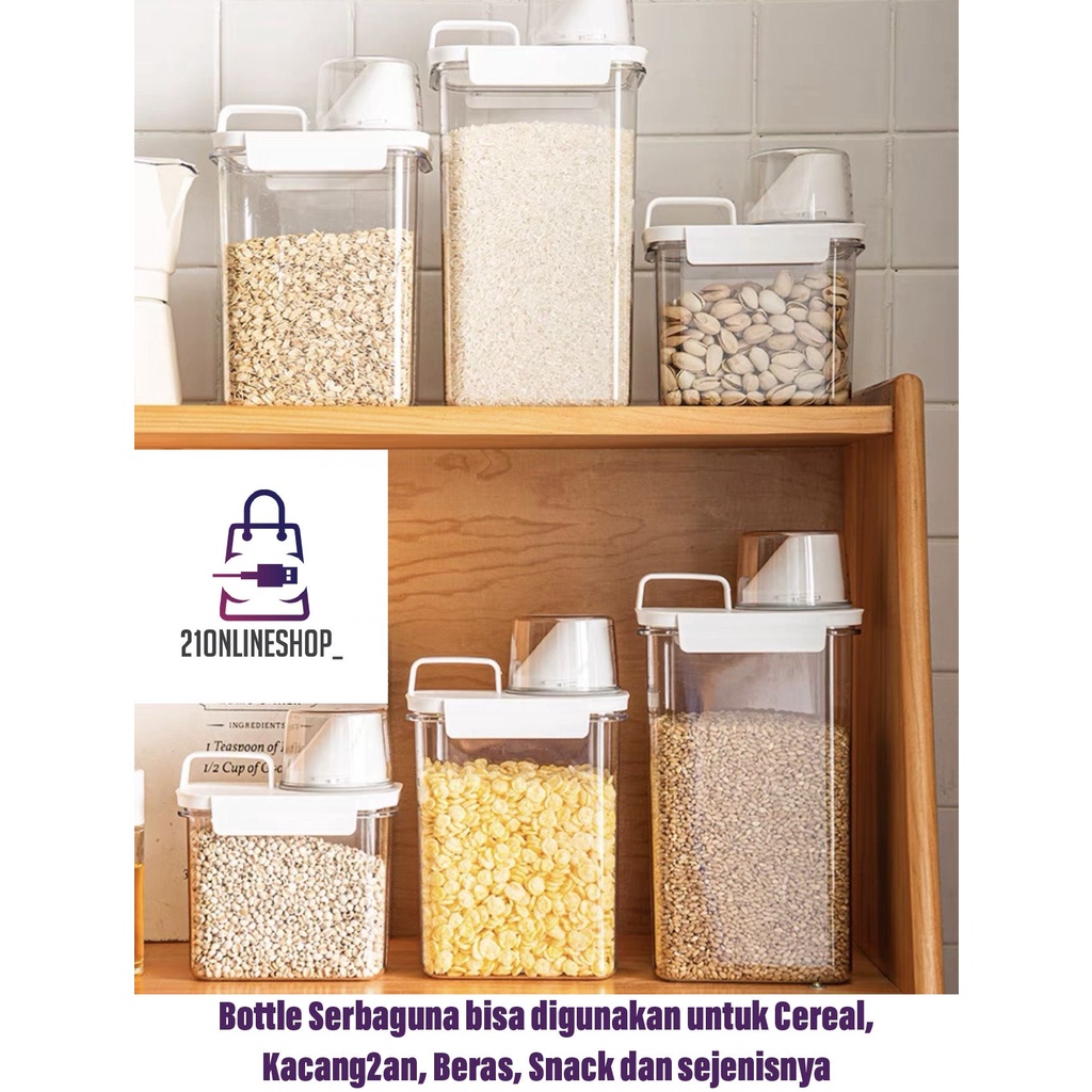 Laundry Bottle Botol Container Cereal Deterjen Pewangi Bubuk dan Cair