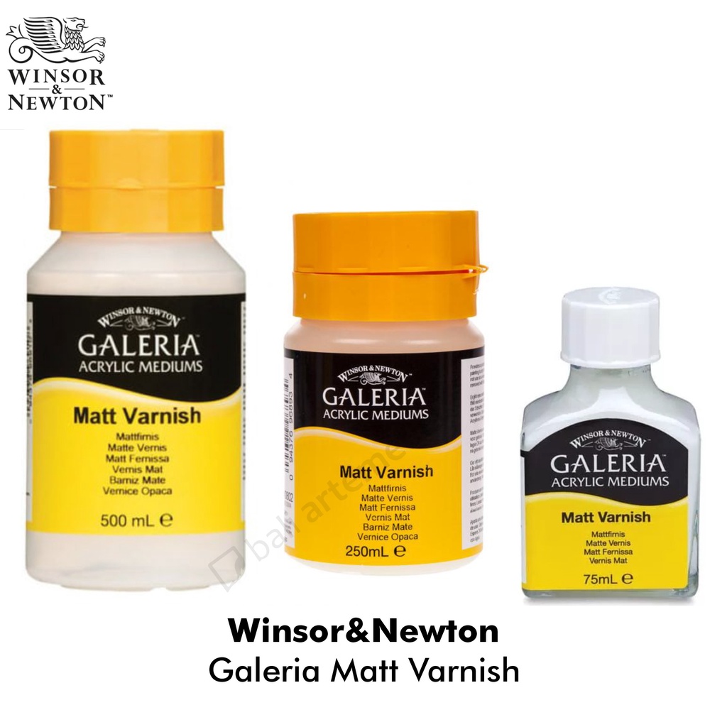 

Winsor & Newton/ Galeria Acrylic Matt Varnish 75ml /500ml