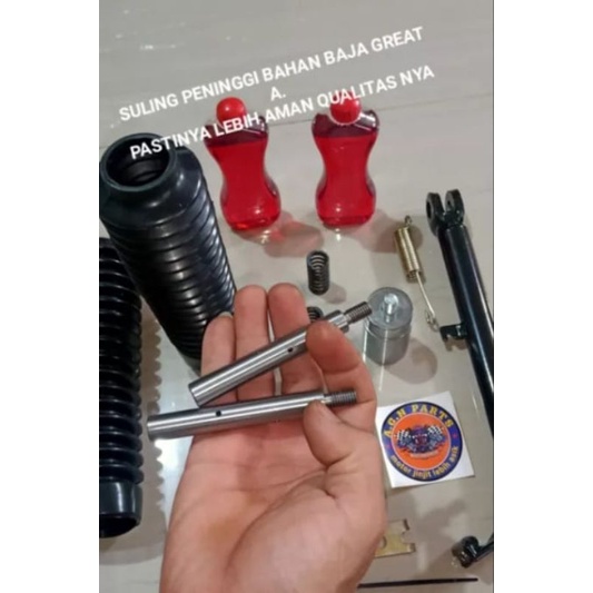 PAKET PENINGGI SHOCK SKOK SHOCK DEPAN BELAKANG MATIC METIK (Great -a)