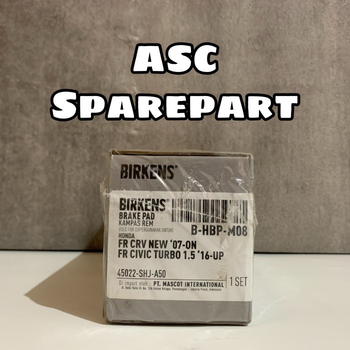 Kampas Rem Depan Crv Gen 3 #98