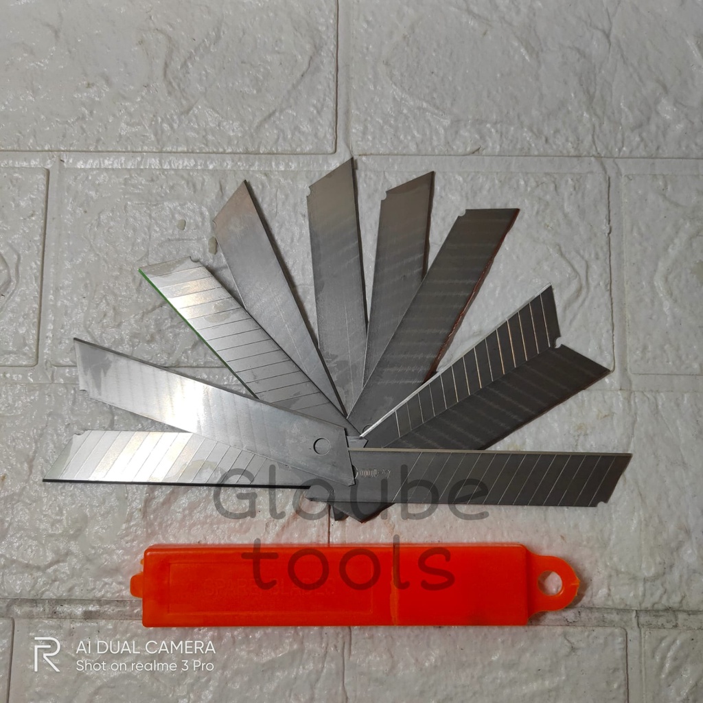

Isi Refill Pisau Cutter Blade Besar Isi Cuter Isi Pisau 10Pcs