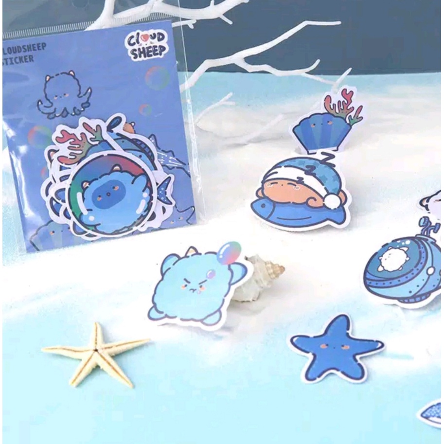 

20 Lembar Stiker Cloud Sheep Set