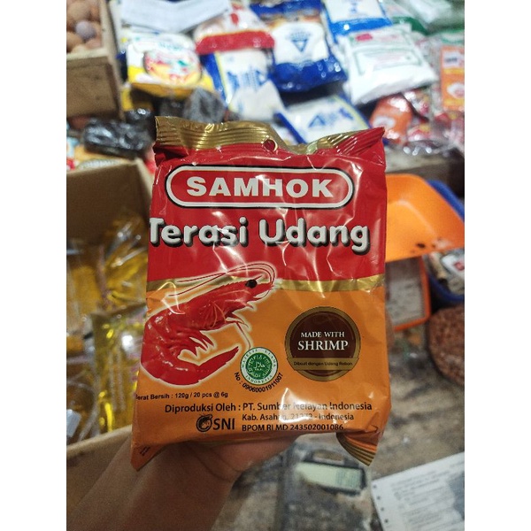 

Samhok Terasi Udang 1 Pak 6 gr x 20