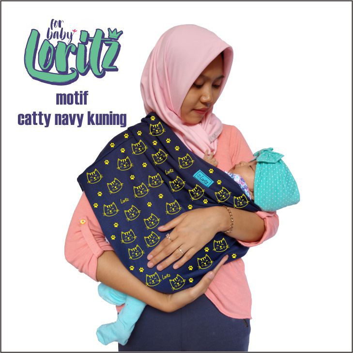 Gendongan bayi Loritz / motif catty