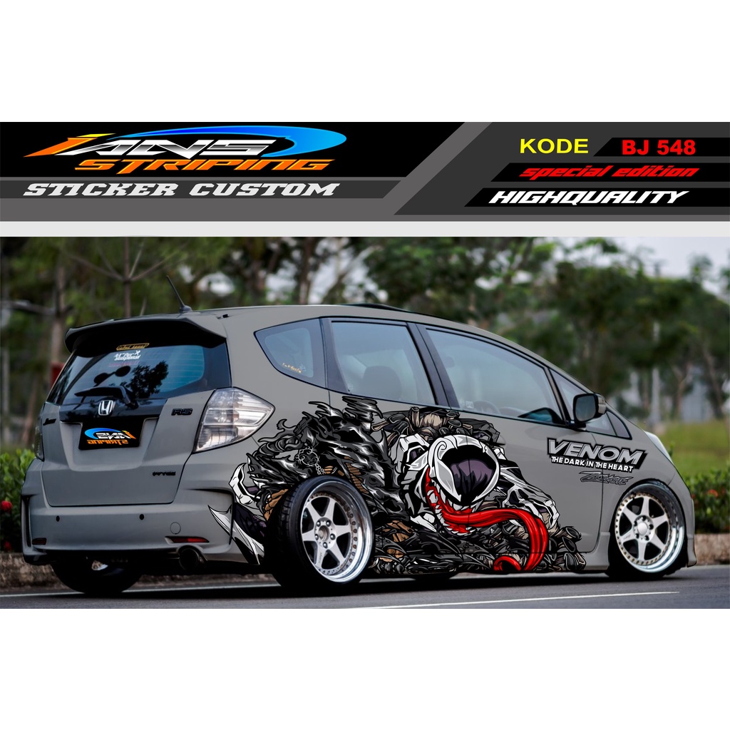 VARIASI DECAL STICKER MOBIL JESS BRIO AGYA AVANZA SIGRA YARIS / STIKER MOBIL / STIKER SAMPING MOBIL