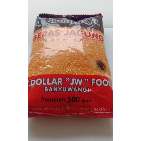 

Beras Jagung Murni 1Kg / Beras jagung Dolar