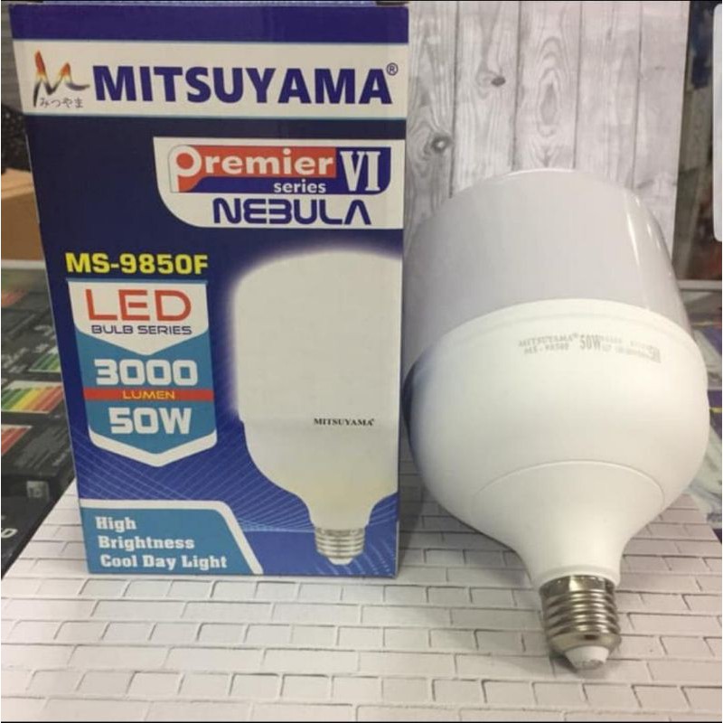 Mitsuyama Bohlam Lampu 5Watt 10Watt 15Watt 20Watt 30Watt 40Watt 50Wat / Bohlam Premier Series NEBULA