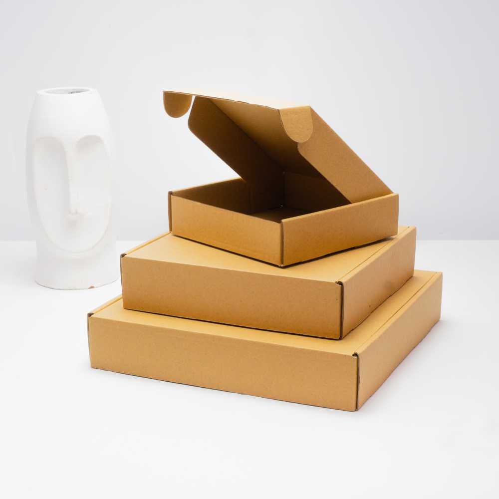 Image of Box Pizza 15x15x4 E-Flute K150 (Premium) Packaging Aksesoris/Kotak Kado/Cake/Kardus/Box #1