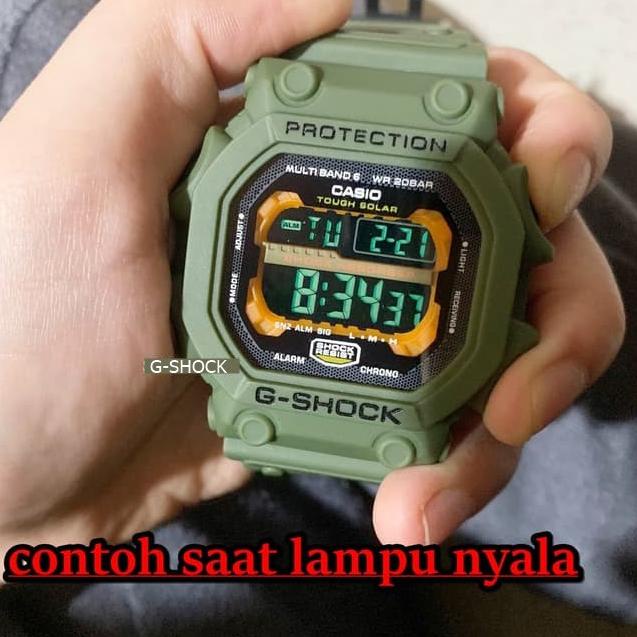 New Promote SALE !!!! JAM TANGAN PRIA G-SHOCK CASIO G-GX-56 FULL HITAM FULL BLACK TALI HIJAU FULL HIJAU