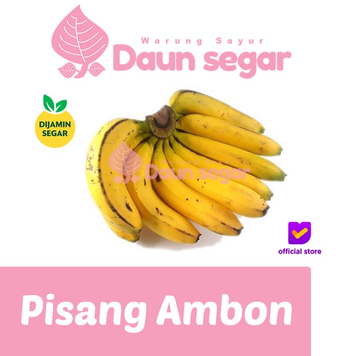 

Pisang Ambon Segar Per Sisir Pisang Ambon Lumut Kuning Super