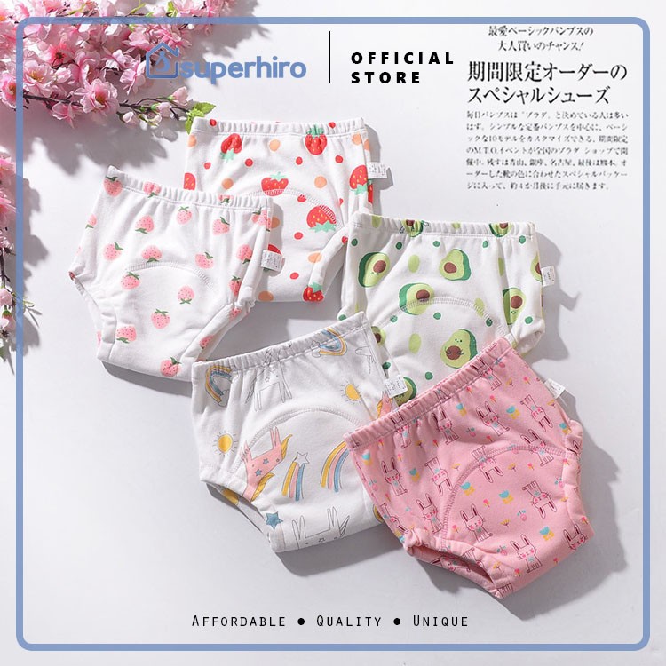 Baby Diaper Pampers Bisa Dicuci Popok Celana Kain Cuci Ulang 6 layers