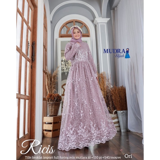 RICIS GAMIS PREMIUM TILE BROKLAT IMPORT  BY MUDRA HIJAB