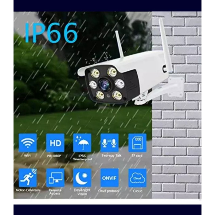 V380 HD 8MP FULL HD Outdoor Wifi Cctv Ip Camera Waterpoof